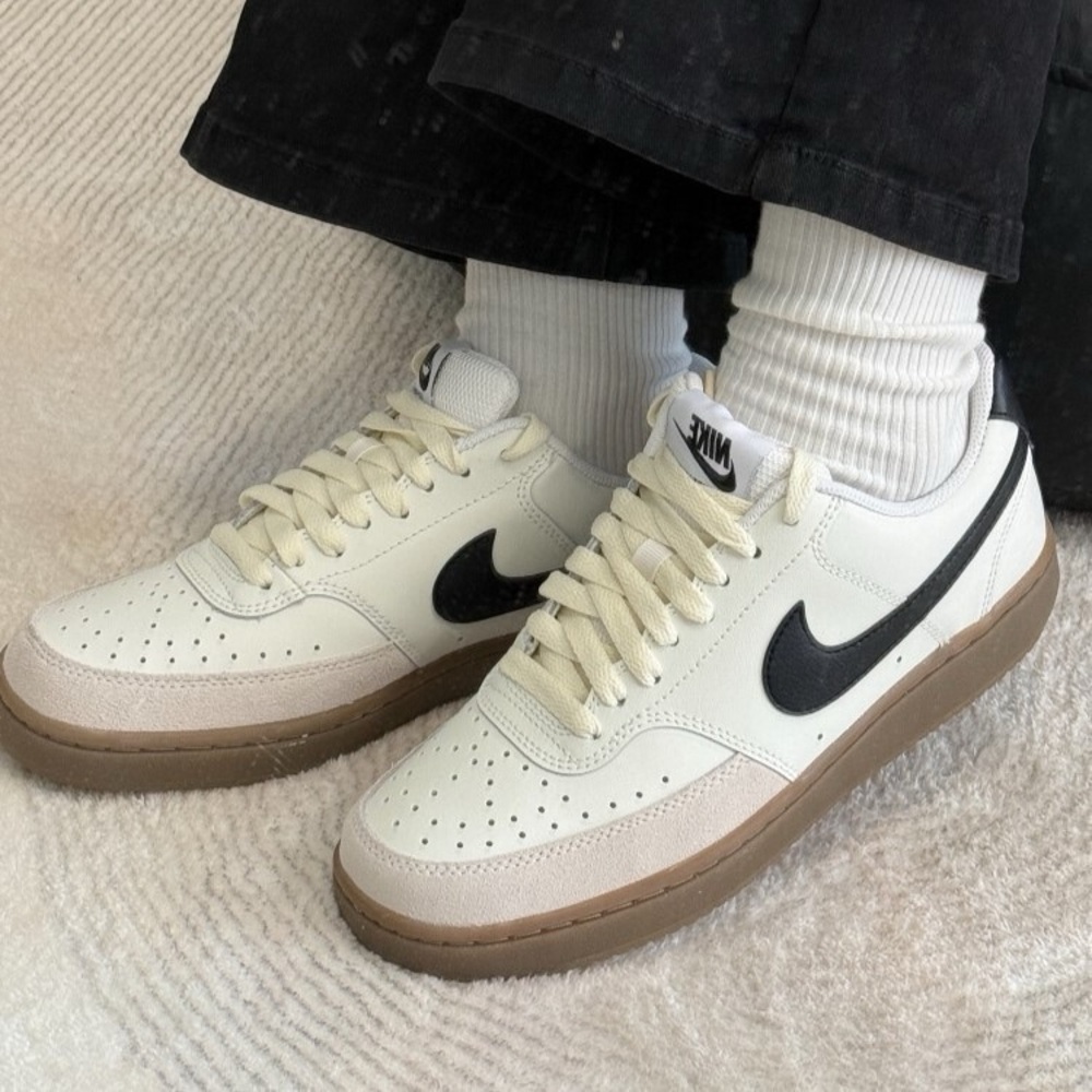 Nike White and Black Athletic Shoes